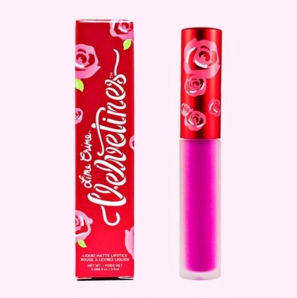 Lime Crime Utopia Bold Fuchsia Matte Lipstick Velvetine Brand New, NO BOX - Picture 2 of 5
